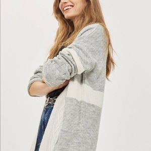 TOPSHOP patchwork cardigan